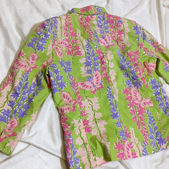 Lily Pulitzer Style Floral Blazer - Picture 7 of 8